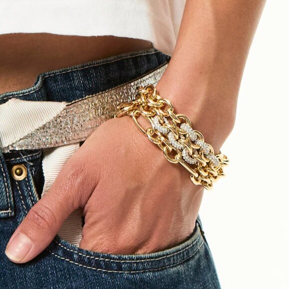 Roxanne Assoulin A Little Something Extra Bracelet Duo Set of 2 - Picture 1 of 5